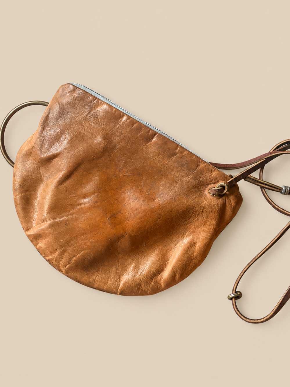 Handmade Mini Boho Leather Crossbody Bag
